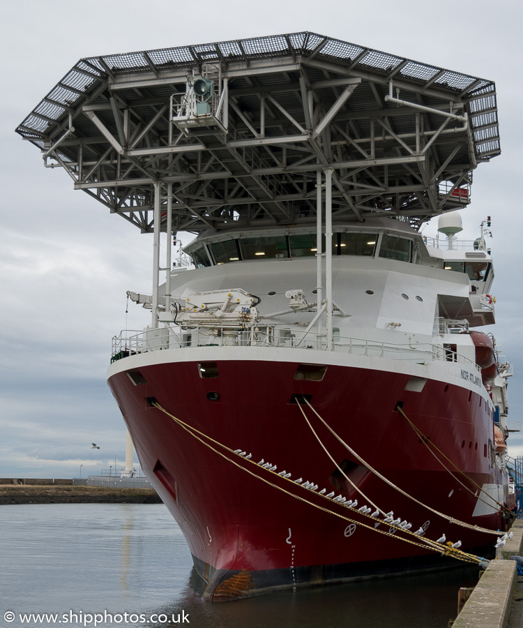 Photograph of the vessel  Nor Atlantis pictured at Blyth on 9th December 2016