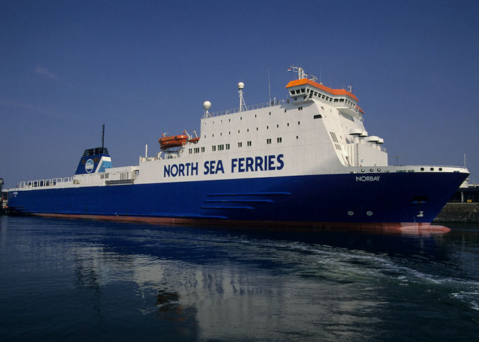 Photograph of the vessel  Norbay pictured in Beneluxhaven, Europoort on 14th April 1996