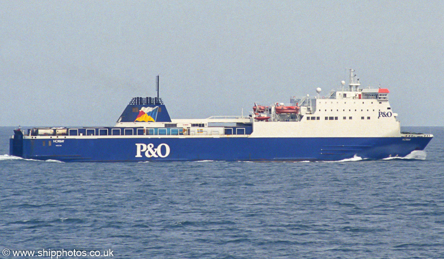 Photograph of the vessel  Norbay pictured in the Irish Sea on 15th August 2002