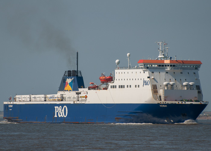 Photograph of the vessel  Norbay pictured arriving at Liverpool on 31st May 2014