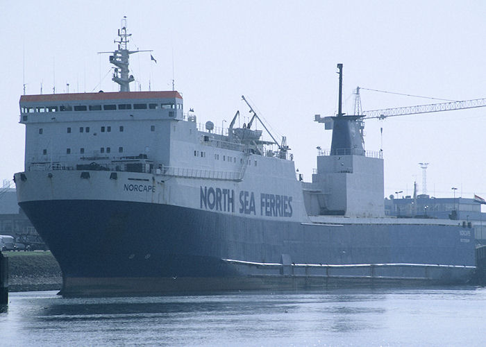  Norcape pictured in Beneluxhaven, Europoort on 27th September 1992