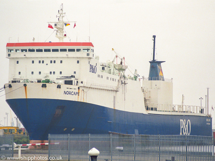 Norcape pictured at Zeebrugge on 7th May 2003