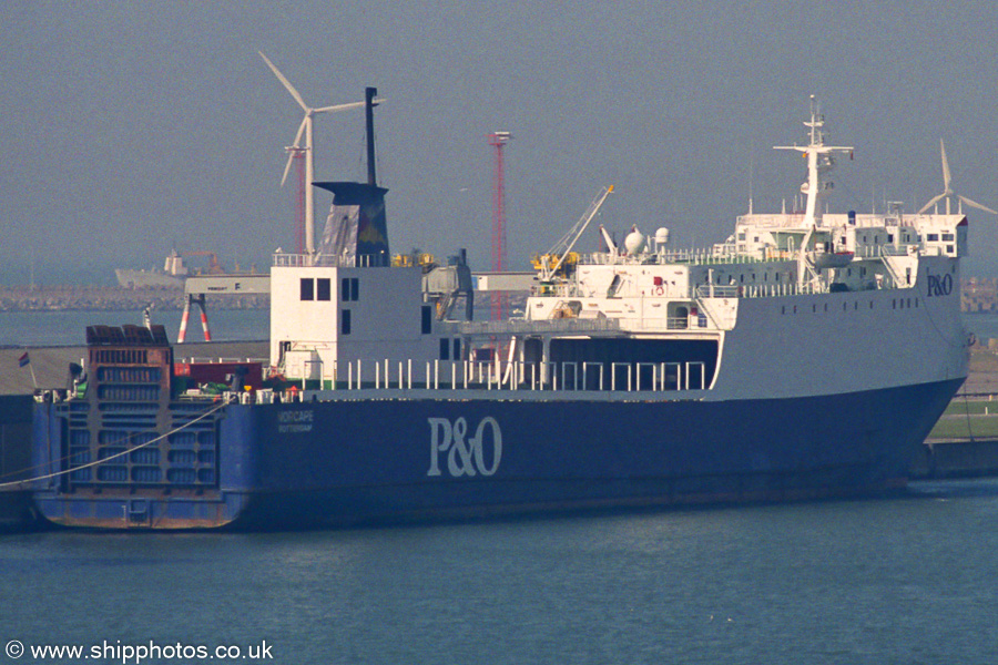 Photograph of the vessel  Norcape pictured at Zeebrugge on 7th May 2003