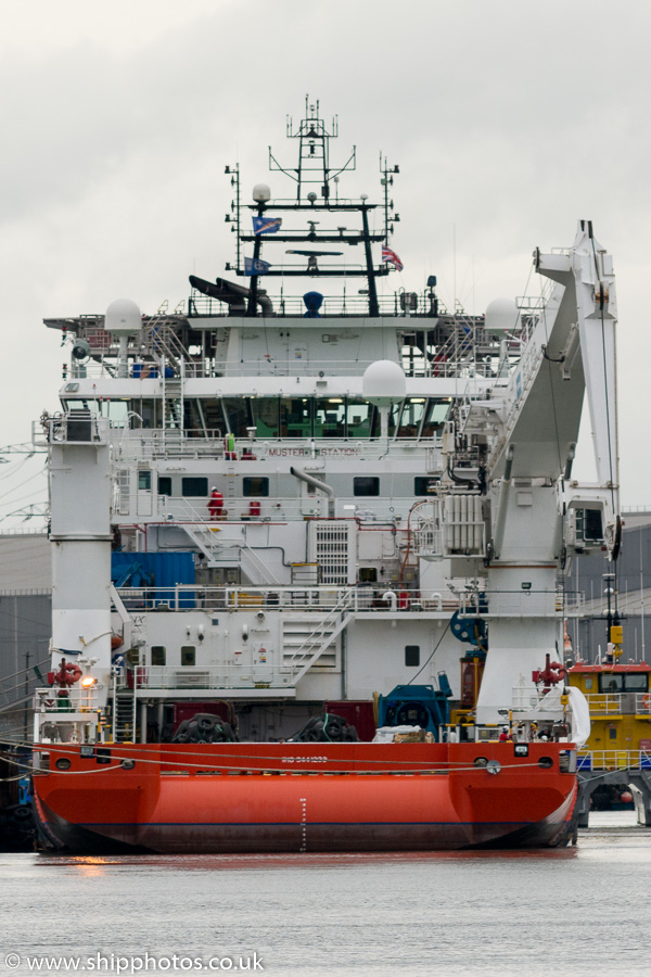 Photograph of the vessel  Nor da Vinci pictured at Blyth on 9th December 2016