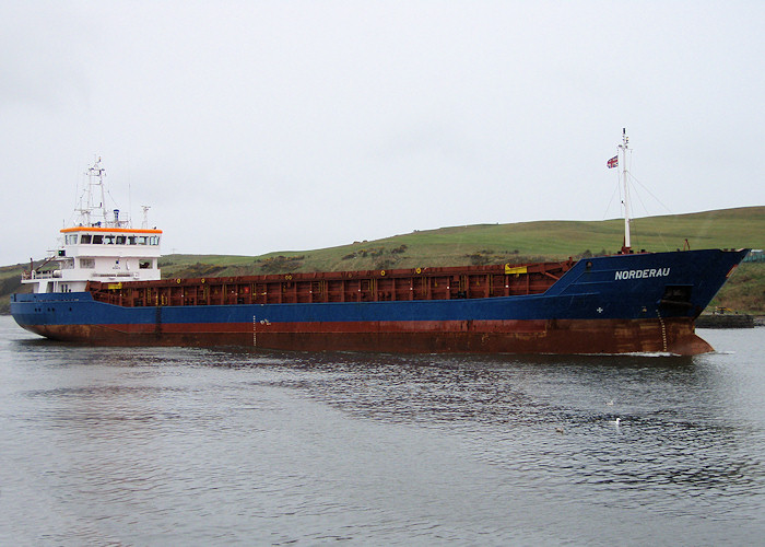 Photograph of the vessel  Norderau pictured arriving at Aberdeen on 17th April 2012