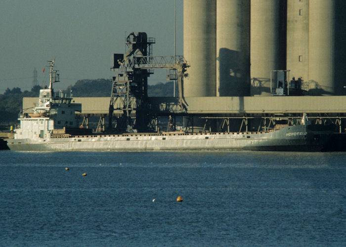 Photograph of the vessel  Nordfeld pictured at Southampton on 13th November 1996