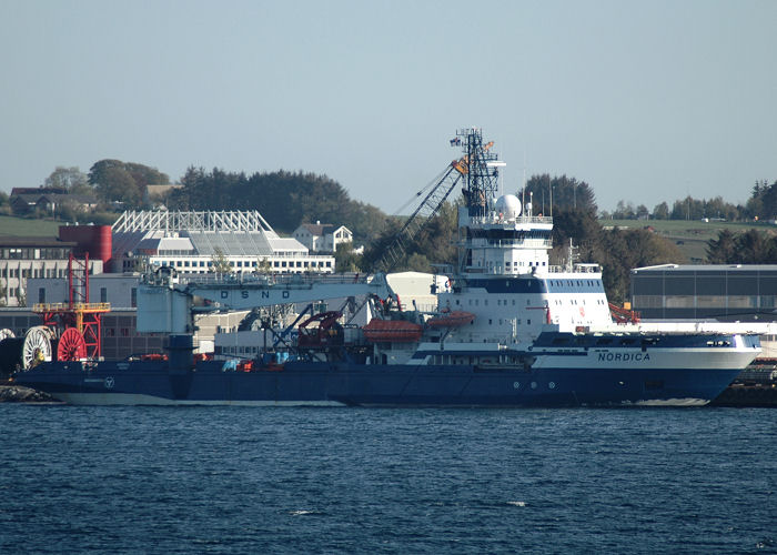 Photograph of the vessel  Nordica pictured at Stavanger on 13th May 2005