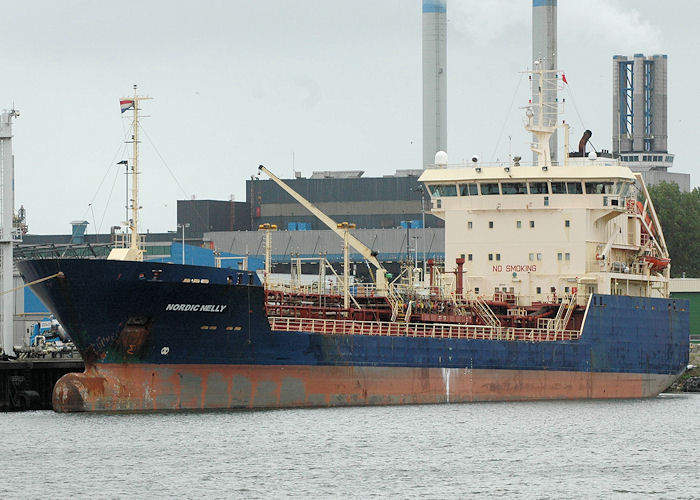 Photograph of the vessel  Nordic Nelly pictured in Botlek, Rotterdam on 20th June 2010
