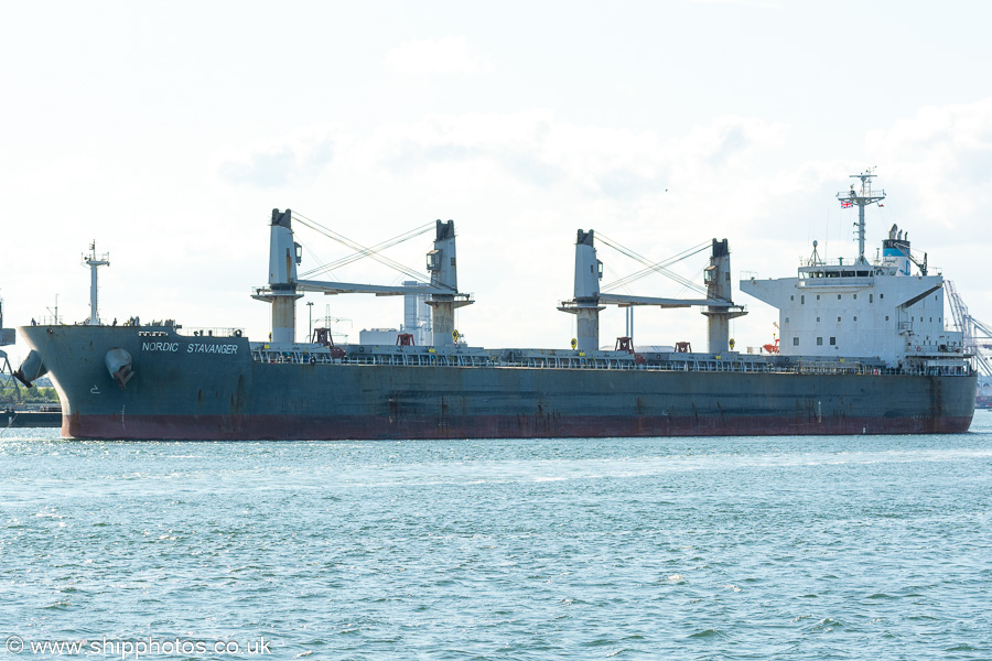 Photograph of the vessel  Nordic Stavanger pictured departing Southampton on 14th July 2024