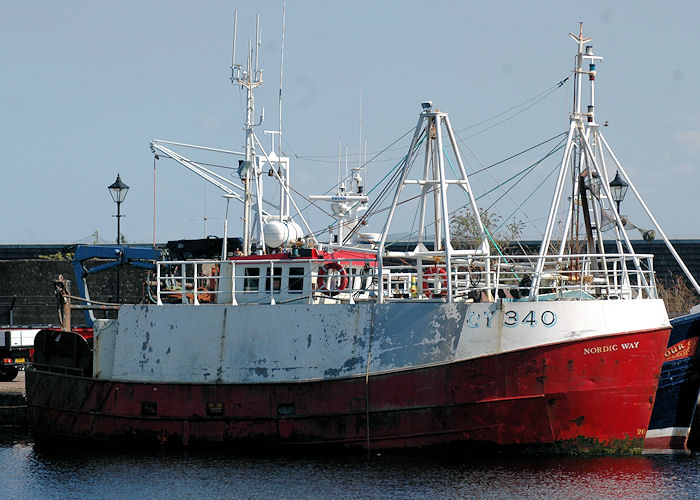 Photograph of the vessel fv Nordic Way pictured in Muirtown Basin, Inverness on 26th April 2011