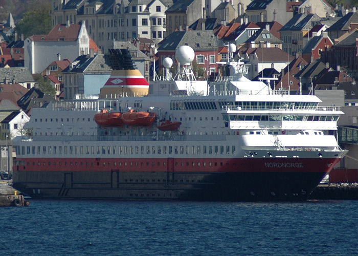 Photograph of the vessel  Nordnorge pictured at Bergen on 12th May 2005