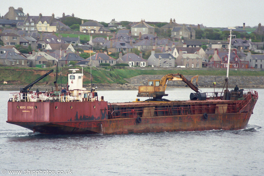 Nord Star pictured approaching Kirkwall on 9th May 2003