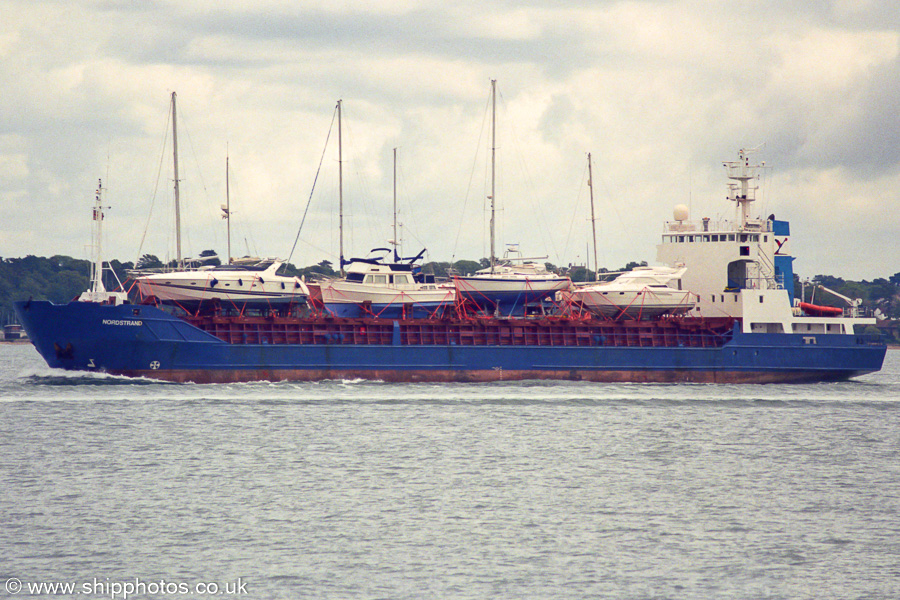  Nordstrand pictured arriving at Southampton on 13th June 2002