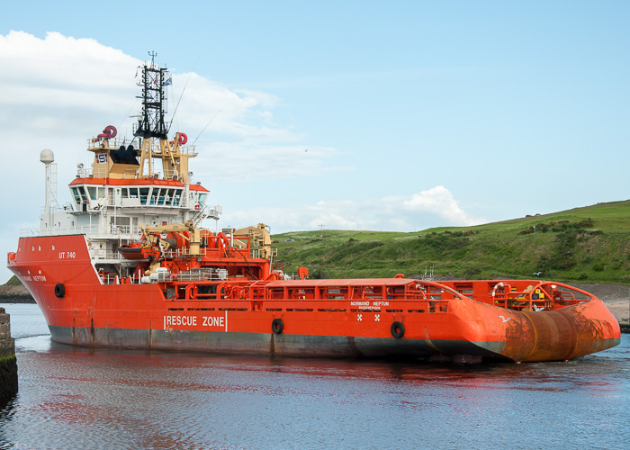  Normand Neptun pictured departing Aberdeen on 8th June 2014