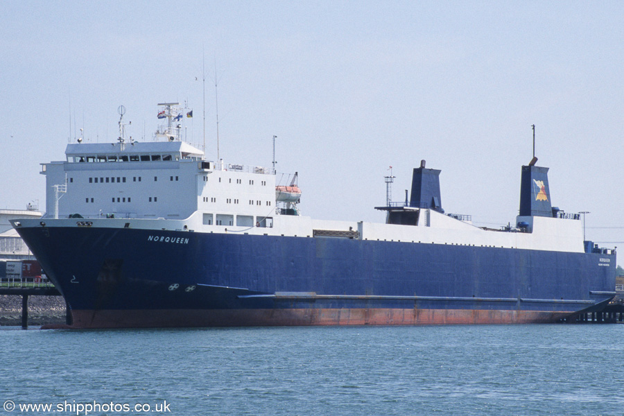 Photograph of the vessel  Norqueen pictured in Beneluxhaven, Europoort on 17th June 2002