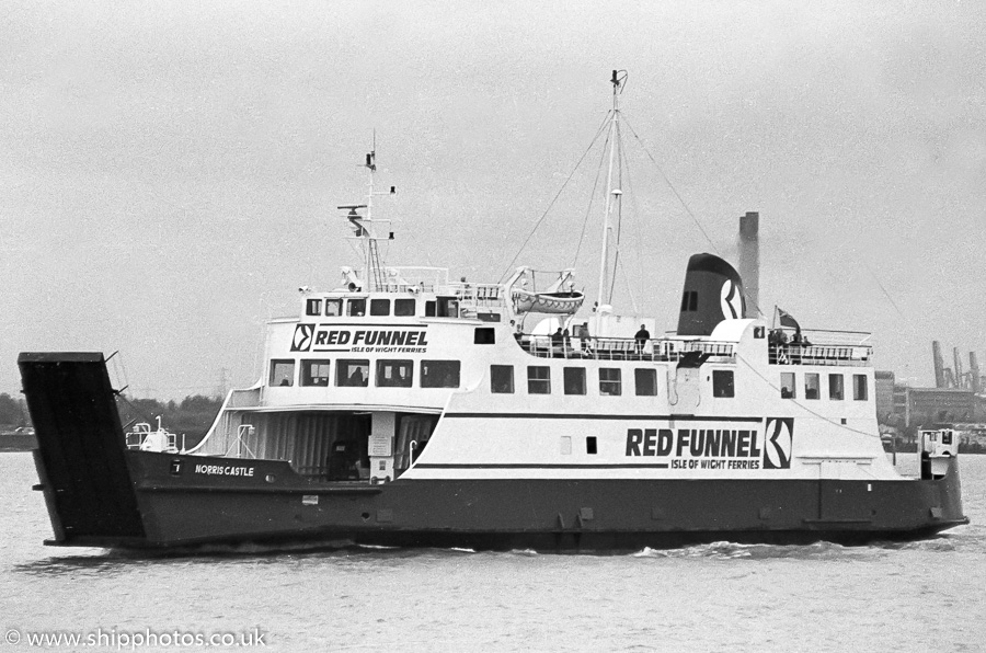  Norris Castle pictured departing Southampton on 30th April 1989