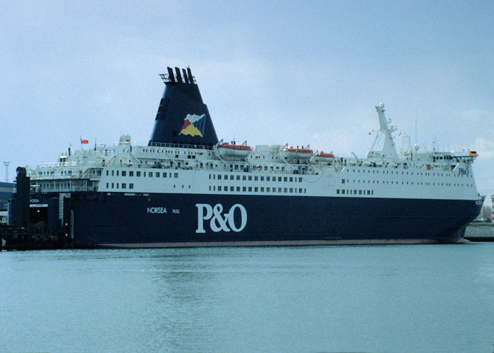 Photograph of the vessel  Norsea pictured in Europoort on 20th April 1997