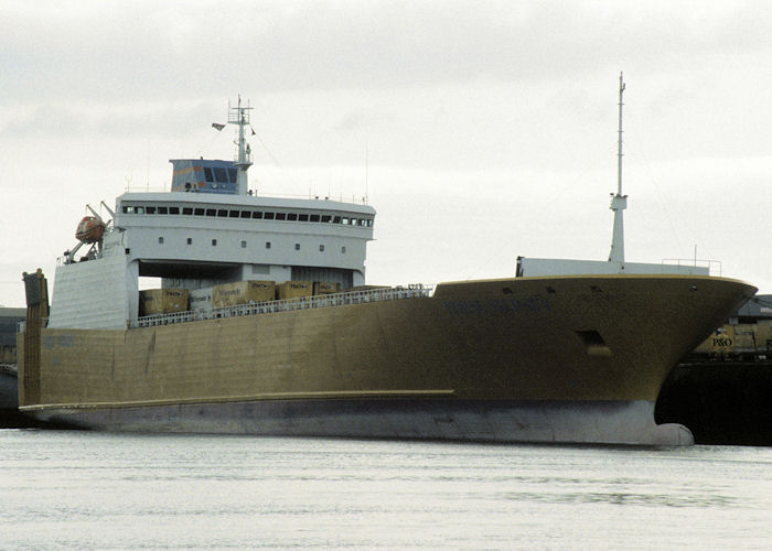 Photograph of the vessel  Norse Mersey pictured at Teesport on 4th October 1997