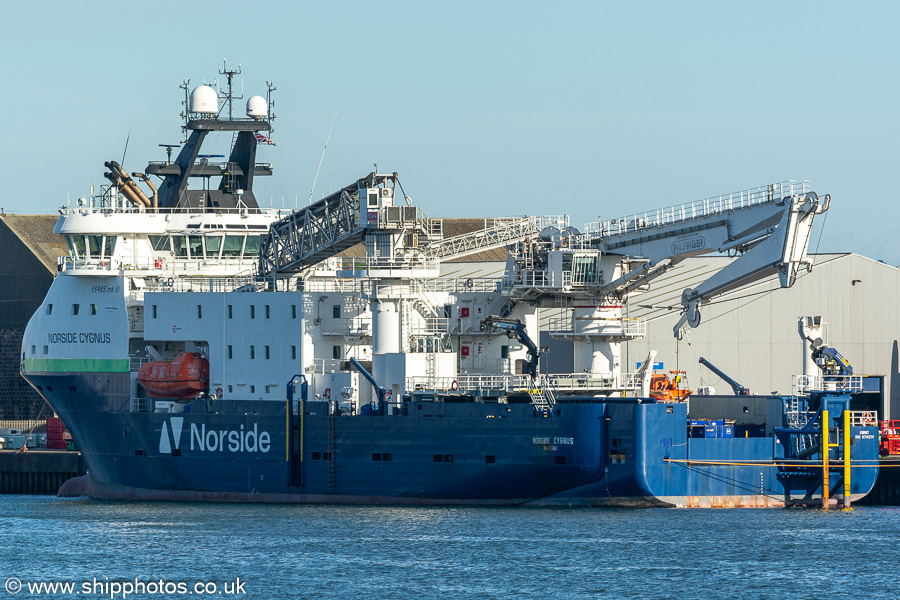 Photograph of the vessel  Norside Cygnus pictured at Aberdeen on 11th September 2024