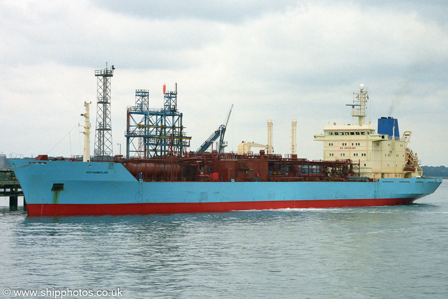 Photograph of the vessel  Northumberland pictured at Fawley on 5th July 2003