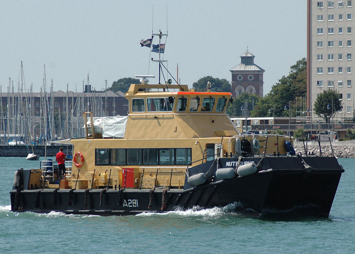 Photograph of the vessel RMAS Nutbourne pictured in Portsmouth Harbour on 8th August 2006