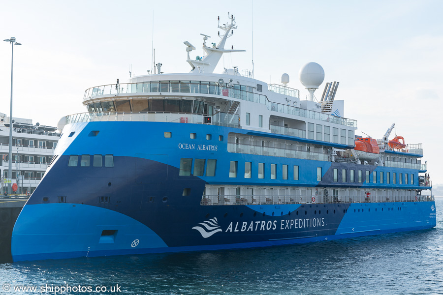 Photograph of the vessel  Ocean Albatros pictured at Scrabster on 13th May 2024
