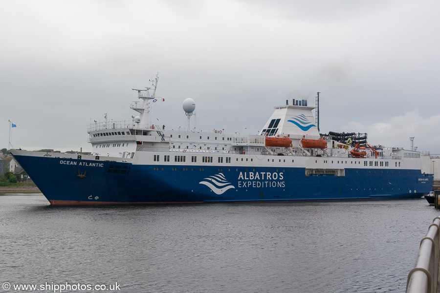 Photograph of the vessel  Ocean Atlantic pictured departing Aberdeen on 29th May 2019