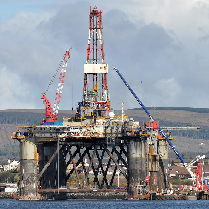 Photograph of the vessel  Ocean Guardian pictured at Invergordon on 14th April 2012