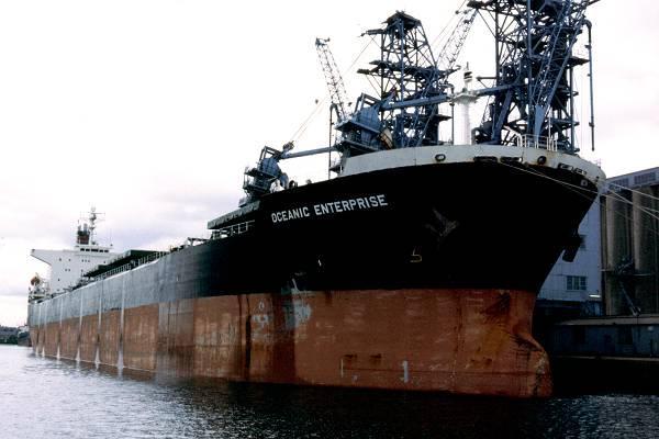 Photograph of the vessel  Oceanic Enterprise pictured in Royal Seaforth Dock, Liverpool on 19th July 1999