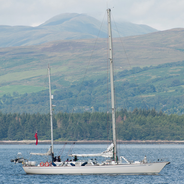 Photograph of the vessel  Ocean Spirit of Moray pictured at Greenock on 6th August 2014