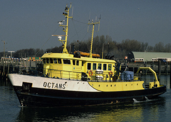 Photograph of the vessel rv Octans pictured at Hoek van Holland on 15th April 1996