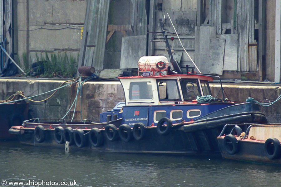 Photograph of the vessel  Odin pictured in Huskisson Dock, Liverpool on 14th June 2003