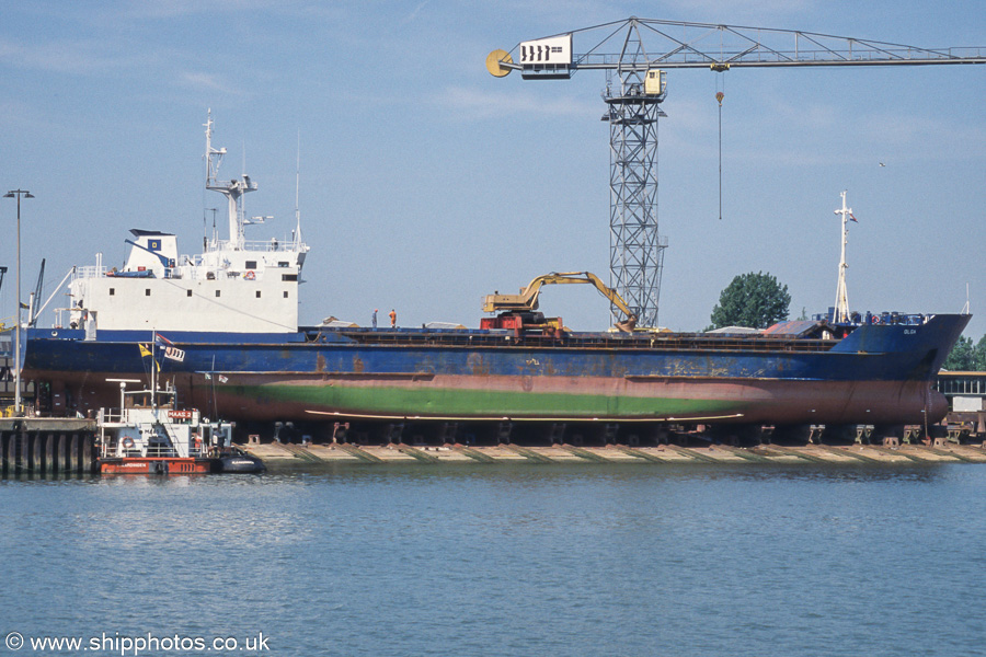 Photograph of the vessel  Olga pictured in Wiltonhaven, Rotterdam on 17th June 2002