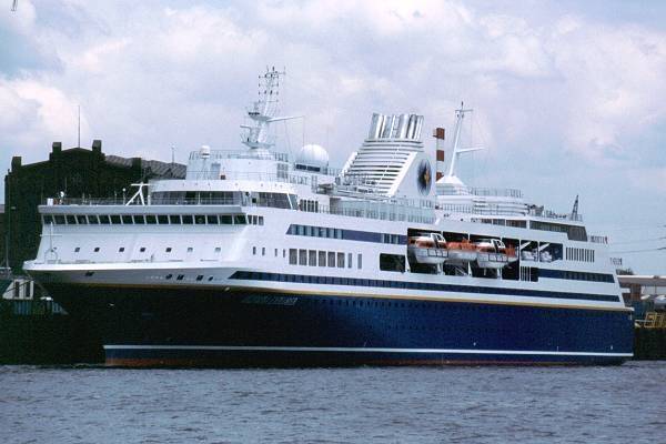 Photograph of the vessel  Olympia Explorer pictured at Hamburg on 29th May 2001