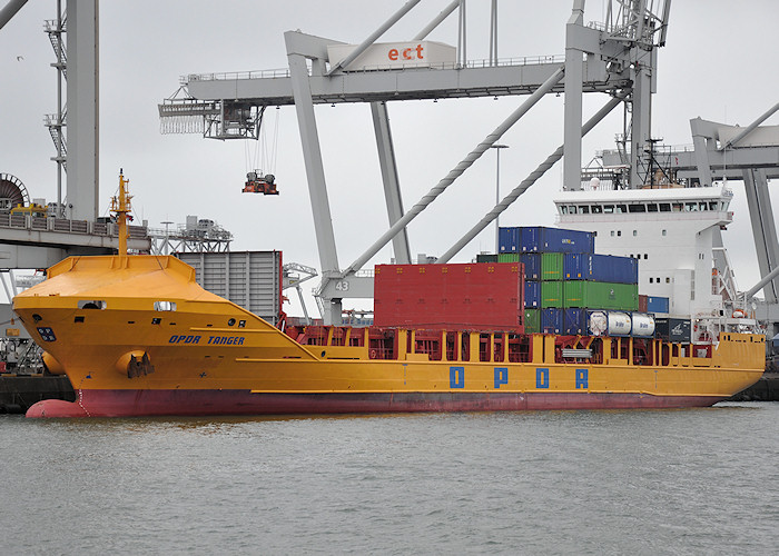 Photograph of the vessel  OPDR Tanger pictured in Amazonehaven, Europoort on 26th June 2011