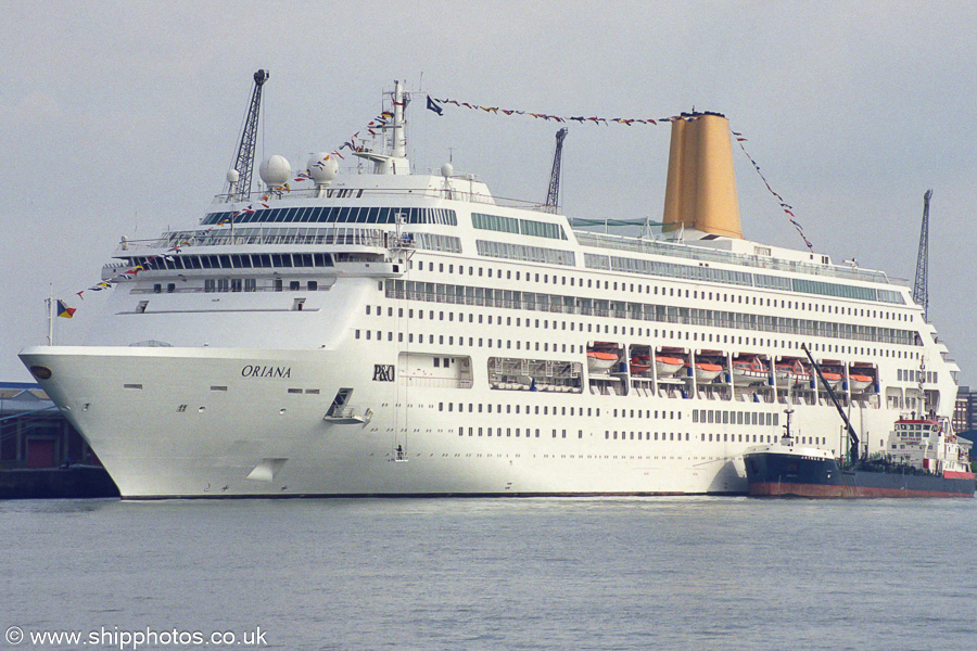 Photograph of the vessel  Oriana pictured at Southampton on 22nd September 2001