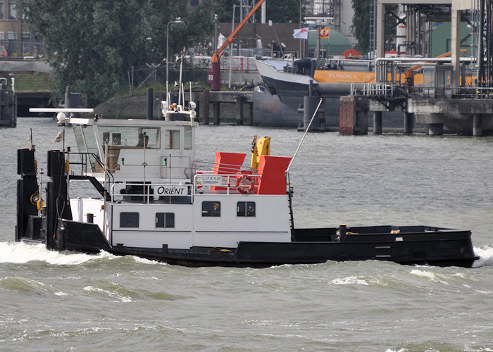 Photograph of the vessel  Oriënt pictured passing Vlaardingen on 25th June 2012