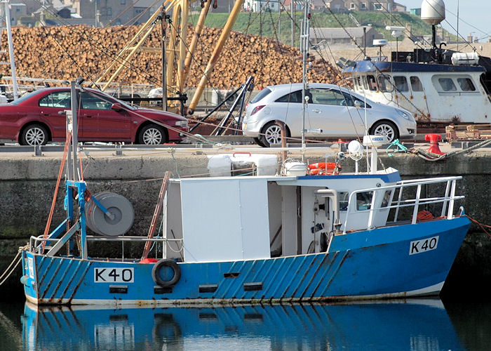 Photograph of the vessel fv Orion pictured at Buckie on 28th April 2011