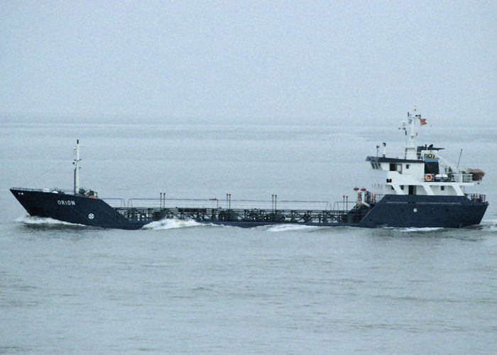 Photograph of the vessel  Orion pictured on the River Elbe on 27th May 1998