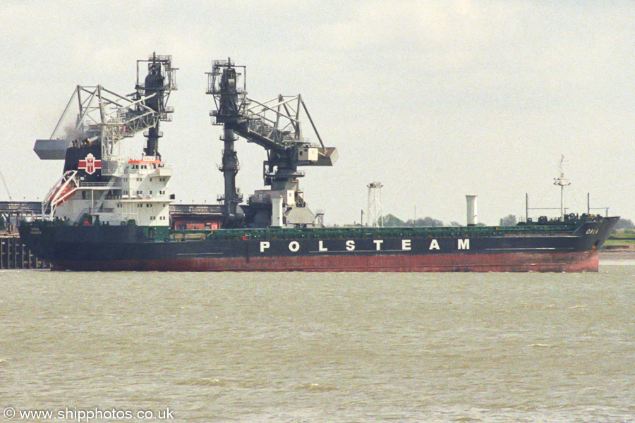 Orla pictured departing Tilbury Power Station on 3rd May 2003