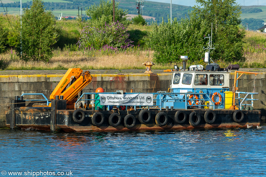 Photograph of the vessel  Oscar pictured in James Watt Dock, Greenock on 16th July 2021
