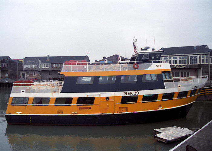 Photograph of the vessel  Oski pictured at San Francisco on 6th November 1988