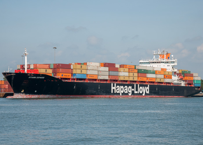 Photograph of the vessel  Ottawa Express pictured at Liverpool on 31st May 2014