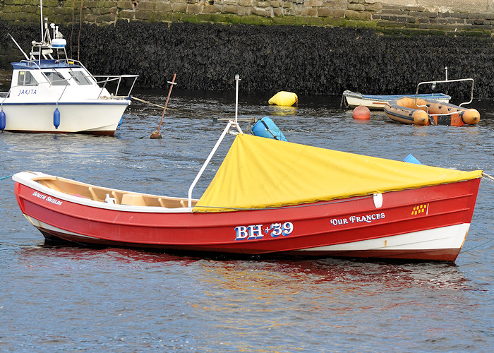 Photograph of the vessel fv Our Frances pictured at South Shields on 26th August 2012