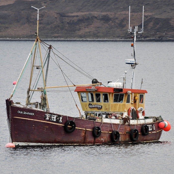 Photograph of the vessel fv Our Seafarer pictured at Ullapool on 13th April 2012