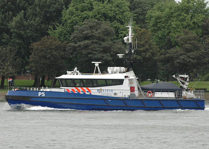 Photograph of the vessel  P 5 pictured on the Nieuwe Maas at Rotterdam on 20th June 2010