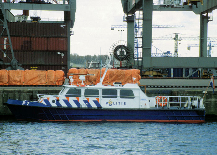 Photograph of the vessel  P 7 pictured at Rotterdam on 20th April 1997