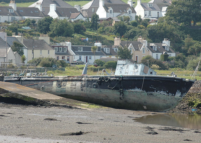 Photograph of the vessel XSV Pagham pictured abandoned at Drummore on 25th July 2008