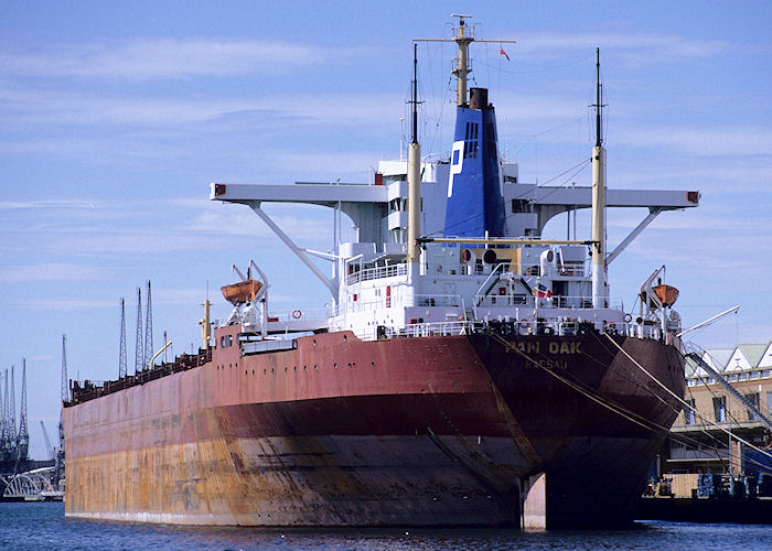  Pan Oak pictured laid up at Southampton on 10th August 1991