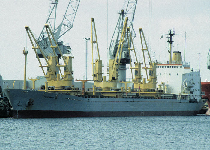 Photograph of the vessel  Panormos Bay pictured in Antwerp on 19th April 1997